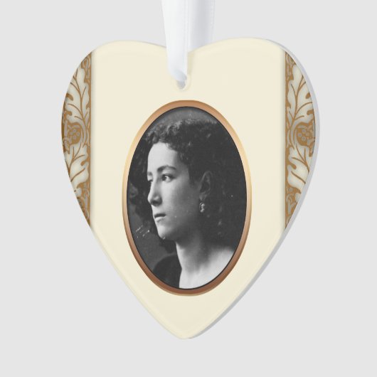 In Loving Memory Custom Photo Memorial Ornament 3 (voorkant)