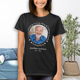 In Loving Memory Custom Photo Memorial Walk T-shirt