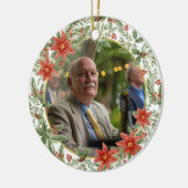 In Loving Memory Dad Afbeelding Memorial Keramisch Ornament (Links)