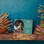 In Loving Memory Dog Photo Plaque – Personalized G Fotoplaat (Zijkant)