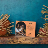 In Loving Memory Dog Photo Plaque – Personalized G Fotoplaat (Zijkant)