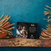 In Loving Memory Dog Photo Plaque – Personalized G Fotoplaat (Zijkant)