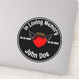 In Loving Memory donker Sticker