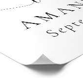 In Loving Memory Eucalyptus groen diensten Poster (Hoek)