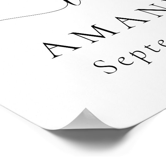 In Loving Memory Eucalyptus groen diensten Poster (Hoek)