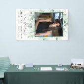 In Loving Memory Eucalyptus groen diensten Spandoek (Beurs)