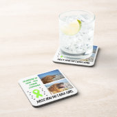 In Loving Memory - Forever In Our Hearts Bier Onderzetter (Rechterzijde)