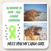 In Loving Memory - Forever In Our Hearts Bier Onderzetter (Voorkant)