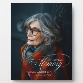 "In Loving Memory" Foto begrafenismonument Fotoplaat (Voorkant)