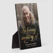 In Loving Memory Foto-calligrafie Fotoplaat (Zijkant)