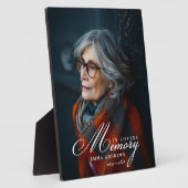 "In Loving Memory" Foto Funeral Herdenkingsbord Fotoplaat (Zijkant)