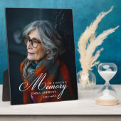"In Loving Memory" Foto Funeral Herdenkingsbord Fotoplaat (Zijkant)