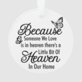 In Loving Memory Foto | Gepersonaliseerde kerst Ornament (achterkant)
