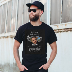 In Loving Memory Foto Herinnering Memorial Angel T-shirt