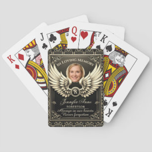 In Loving Memory Fotosjabloon Pokerkaarten