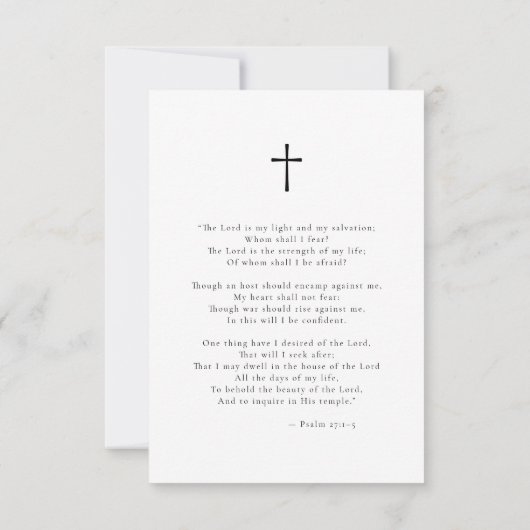 In Loving Memory Funeral Arch Photo Prayer Card (Achterkant)