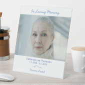 In Loving Memory Funeral Display Table Sign Reclamebord Met Voetstuk (Insitu)