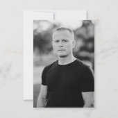 In Loving Memory Funeral Memorial Keepsake Card (Achterkant)