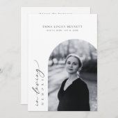 In Loving Memory Funeral Order Of Service Program Programmakaart (Voorkant / Achterkant)