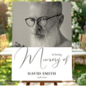 In Loving Memory - Funeral Poster With Photo