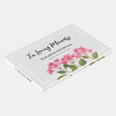 In Loving Memory Funeral Waterverf Hydrangea Gastenboek (Hoek)