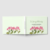 In Loving Memory Funeral Waterverf Hydrangea Gastenboek (Volledig)