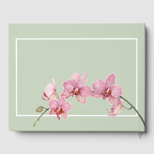 In Loving Memory Funeral Waterverf Hydrangea Gastenboek (Achterkant)