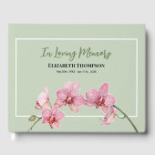 In Loving Memory Funeral Waterverf Hydrangea Gastenboek (Voorkant)