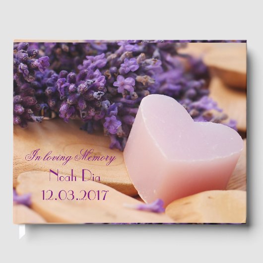 In Loving Memory Gastboek: Begrafenis Gastboek Gastenboek (Voorkant)