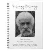 In Loving Memory Gastenboek Notitieboek (Voorkant)