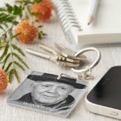In Loving Memory Granddad Peter Photo Keychain (Voorkant Rechts)