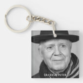 In Loving Memory Granddad Peter Photo Keychain (Voorkant)