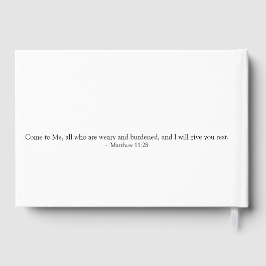 In Loving Memory Guest Book Gastenboek (Achterkant)