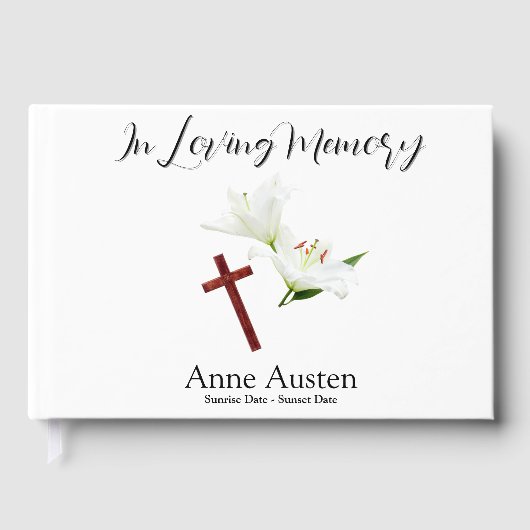 In Loving Memory Guest Book Gastenboek (Voorkant)