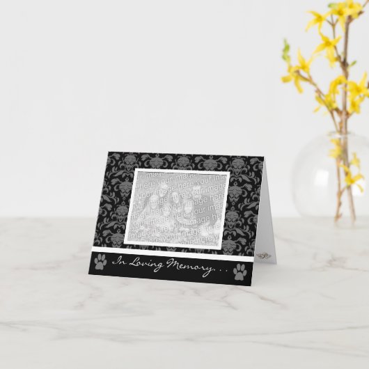 "In Loving Memory" Kaarten (Gele Bloem)