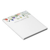In Loving Memory Kaarten Wildflower Notitieblok (Schuin)