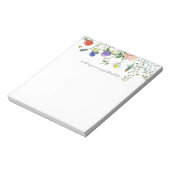 In Loving Memory Kaarten Wildflower Notitieblok (Linkerzijde)