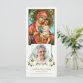 In Loving Memory Katholieke begrafenis Dank u kaar (Staand voorkant)