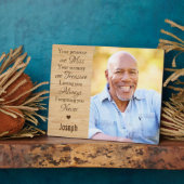 In Loving Memory Keepomwille Memorial Photo Fotoplaat (Zijkant)