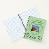 In Loving Memory Lime Green Awareness Tribute Notitieboek (Binnen)