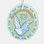 In Loving Memory Memorial aangepaste ornamenten (Links)