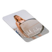 In Loving Memory Memorial Funeral Moderne foto Magneet (Rechterzijde)