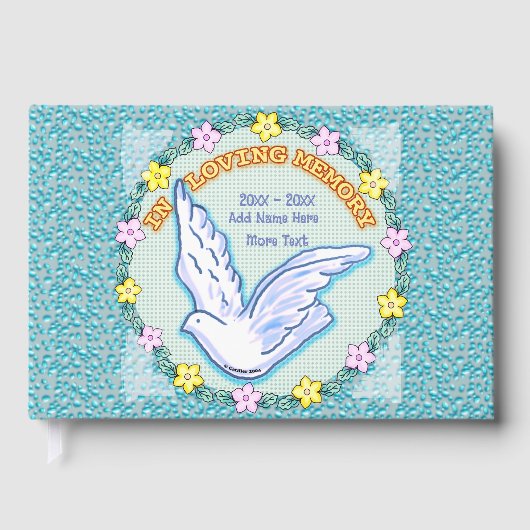 In Loving Memory Memorial gastenboek (Voorkant)