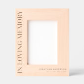 In Loving Memory Memorial Gegraveerde Lijstjes (Voorkant)