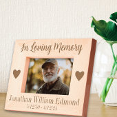 In Loving Memory Memorial Gegraveerde Lijstjes