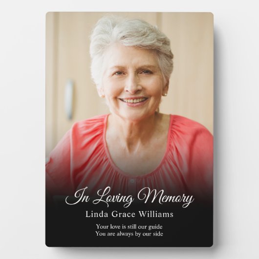 In Loving Memory Memorial Keepomwille Bereavement Fotoplaat (voorkant)