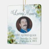 In Loving Memory Memorial Keepomwille Keramisch Ornament (Links)