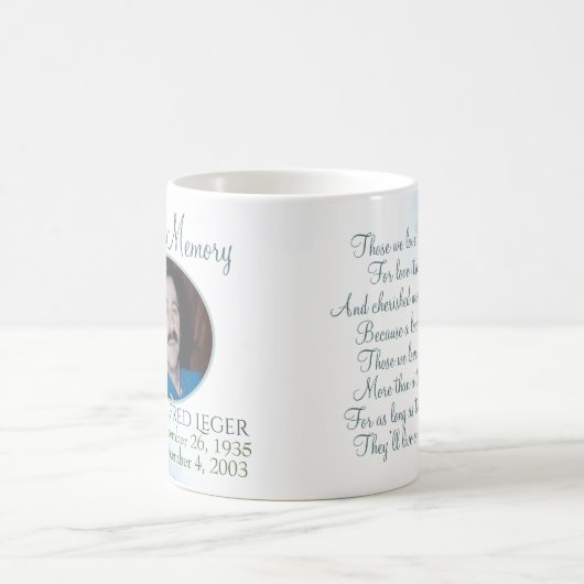 In Loving Memory Memorial Keepomwille Koffiemok (Center)