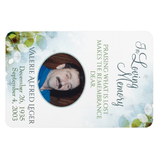 In Loving Memory Memorial Keepomwille Magneet (Horizontaal)