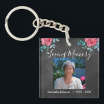 In Loving Memory Memorial Keepomwille Sleutelhanger<br><div class="desc">In het liefhebbende geheugen is er één foto-gedenkteken. Roos gemaakt door Valarie Wade.</div>